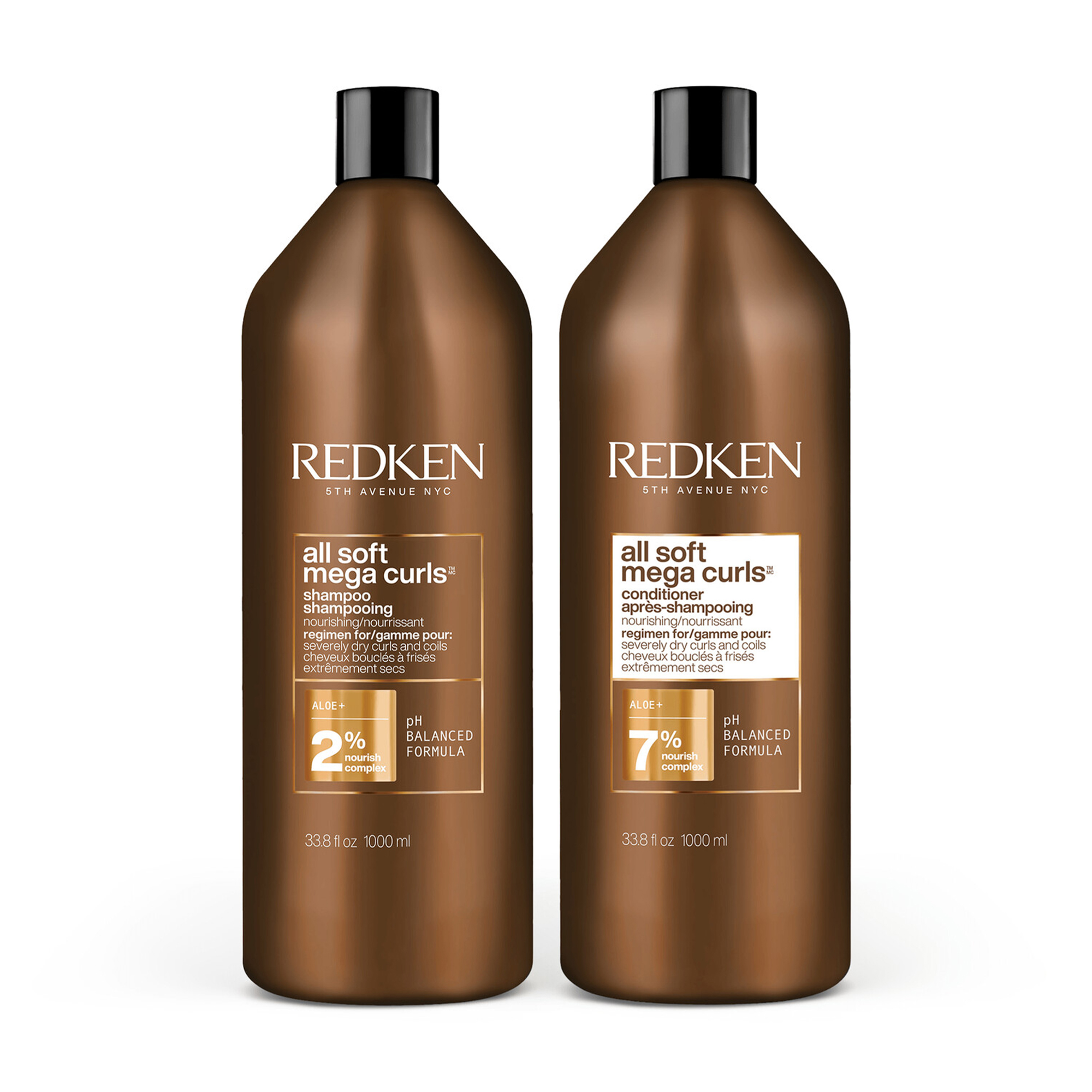 Redken - All Soft Mega Curls Duo Shampoo Conditioner Set - 1 l 338 fl oz 112$